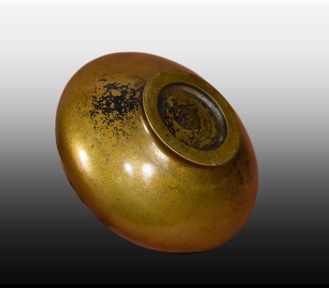 A Exquisite Gilt Bronze Vat - 7