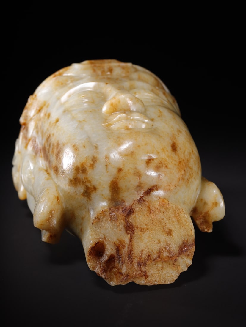 A Exquisite Hotan Jade Buddha Head - 8