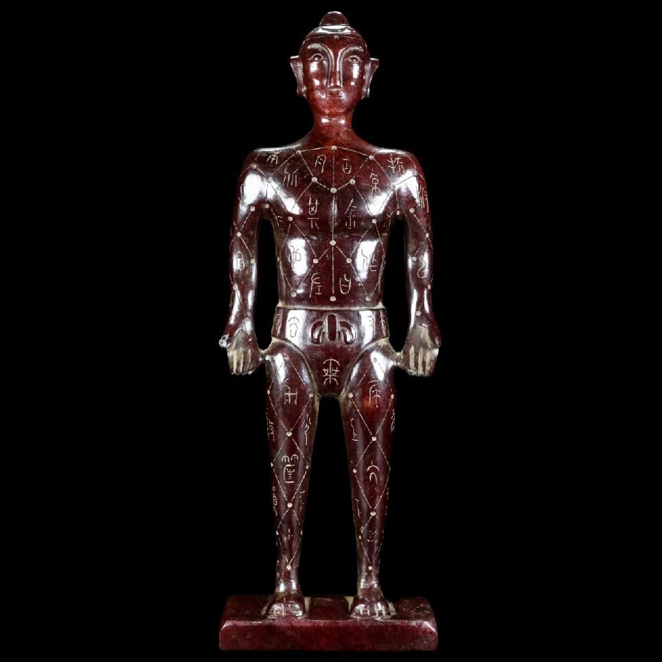 A Exquisite Hotan Jade Figures Figurines: A Exquisite Hotan Jade Figures Figurines,Han Dynasty, China,Size:3.5inx1.4inx10.2in,Weight:758g 和田玉人俑,中国汉代