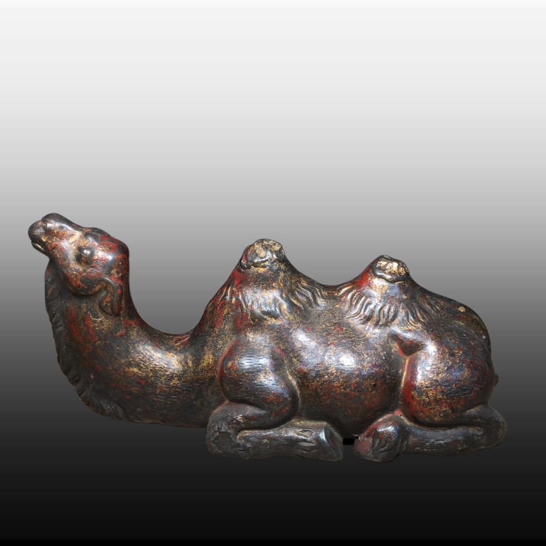 A Exquisite Copper Camel Ornament: A Exquisite Copper Camel Ornament,Ming Dynasty, China,Size:7.1inx3in,Weight:940g 铜骆驼摆件,中国明代