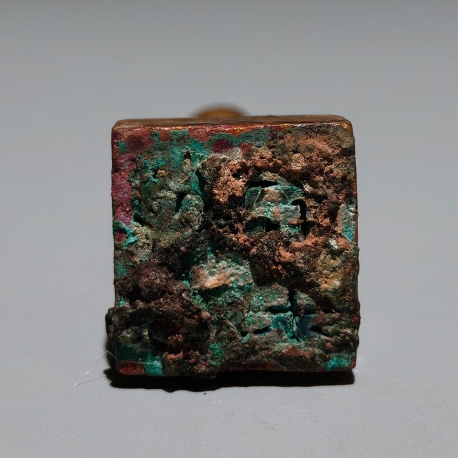 A Exquisite Gilt Bronze Figures Seal - 9