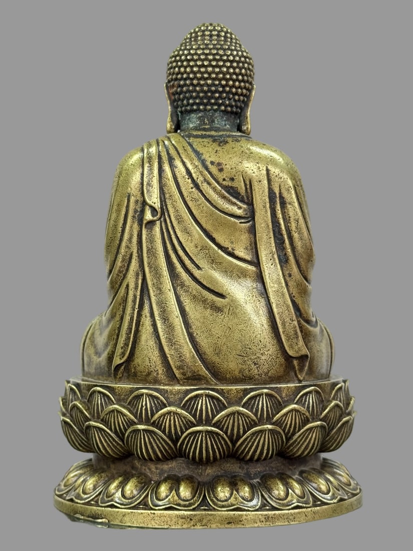 A Exquisite Copper Buddha Statue Ornament - 5