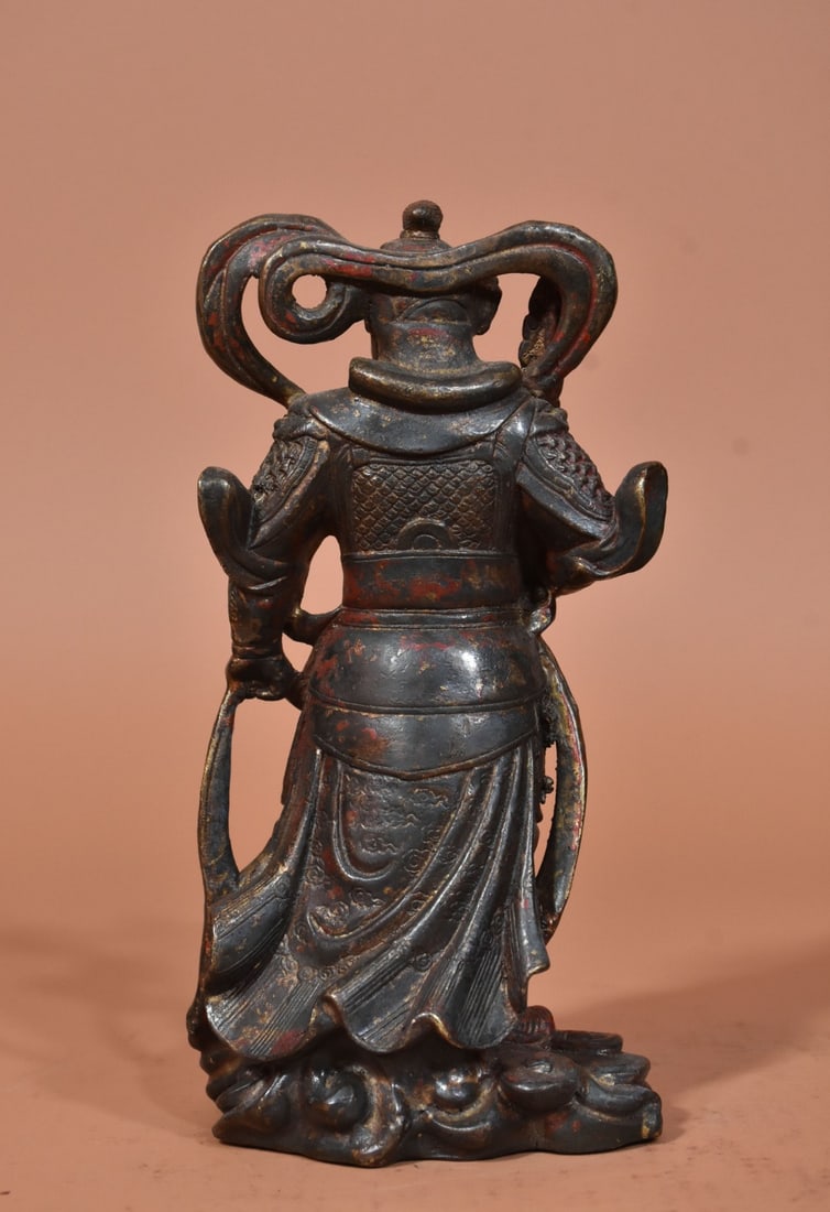 A Exquisite Coppery Figures Ornament - 8