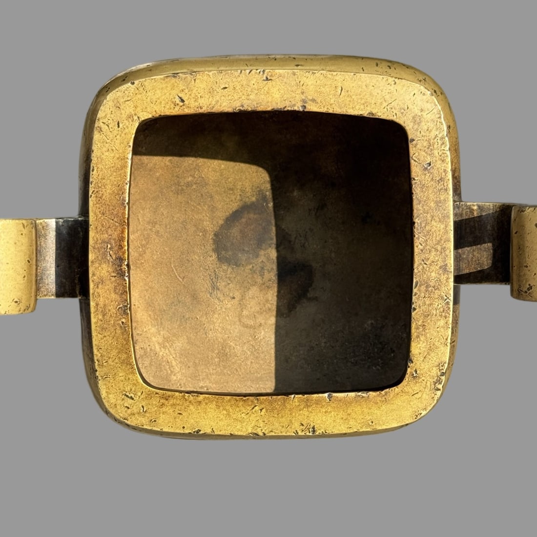 A Exquisite Copper Double-Ears Censer - 5