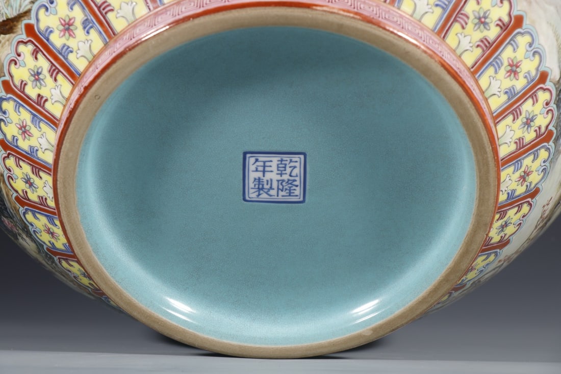 A Exquisite Enamel Horse Pattern Beast-Head Vat - 9