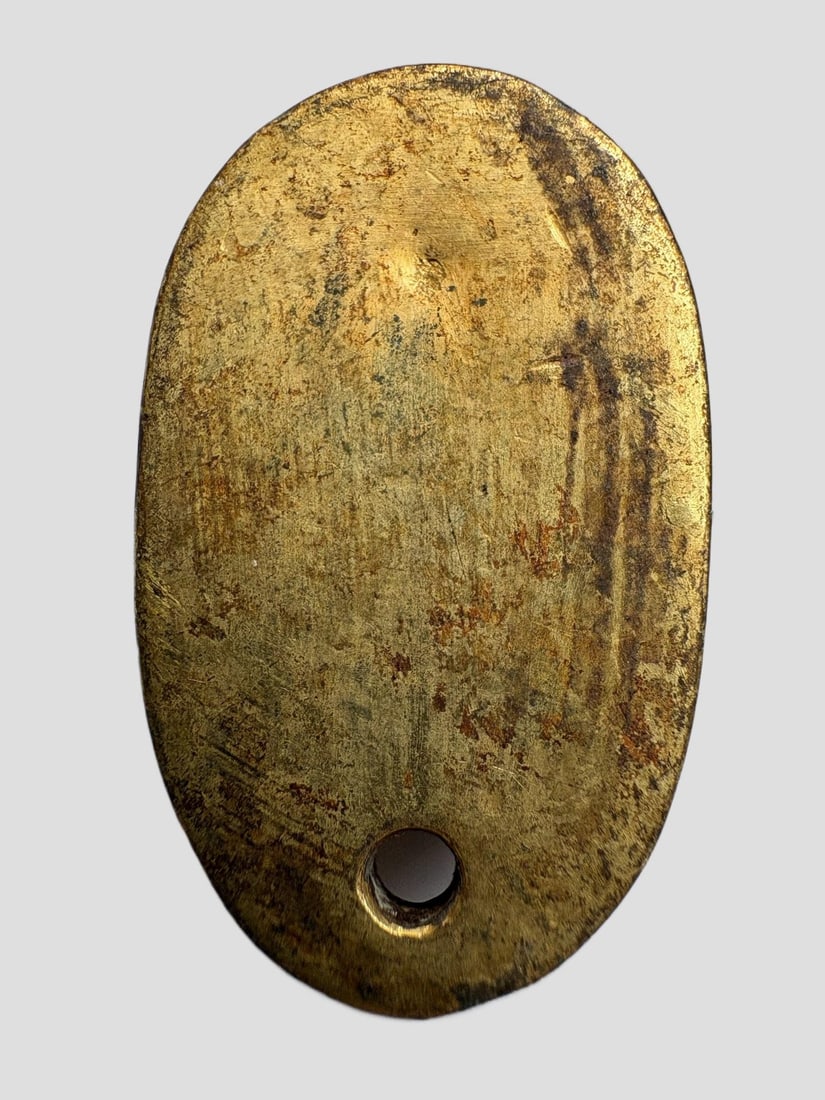 A Exquisite Gilt Bronze Coin - 2