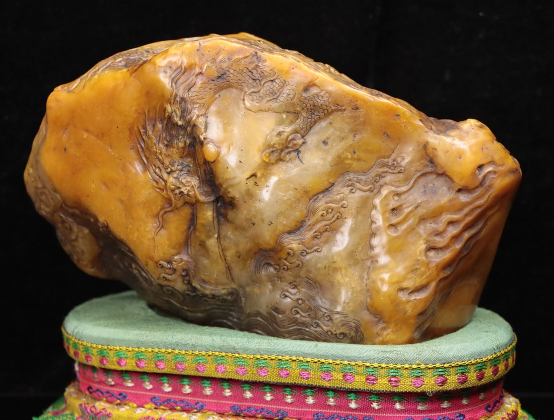 A Exquisite Shoushan Stone Dragon Pattern Seal - 6