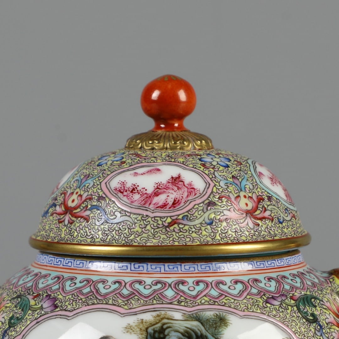 A Exquisite Enamel Gilt Figures Pattern Ewer - 2