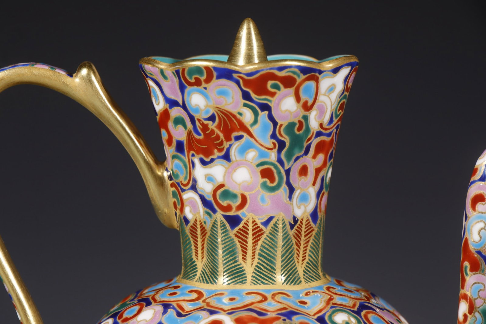 A Exquisite Enamel Dragon Pattern Ewer - 2