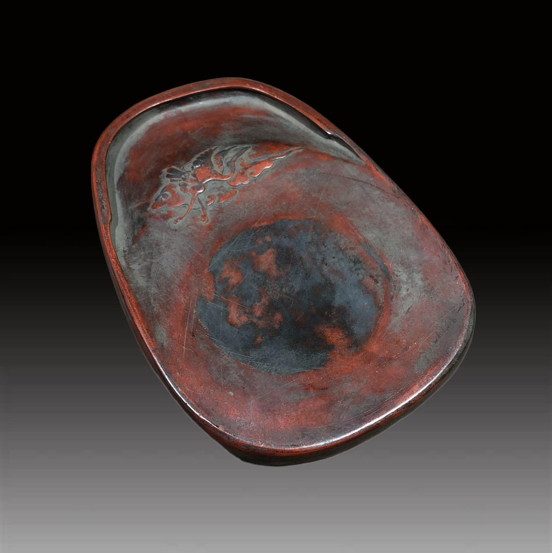 A Exquisite Crab Pattern Inkstone - 8