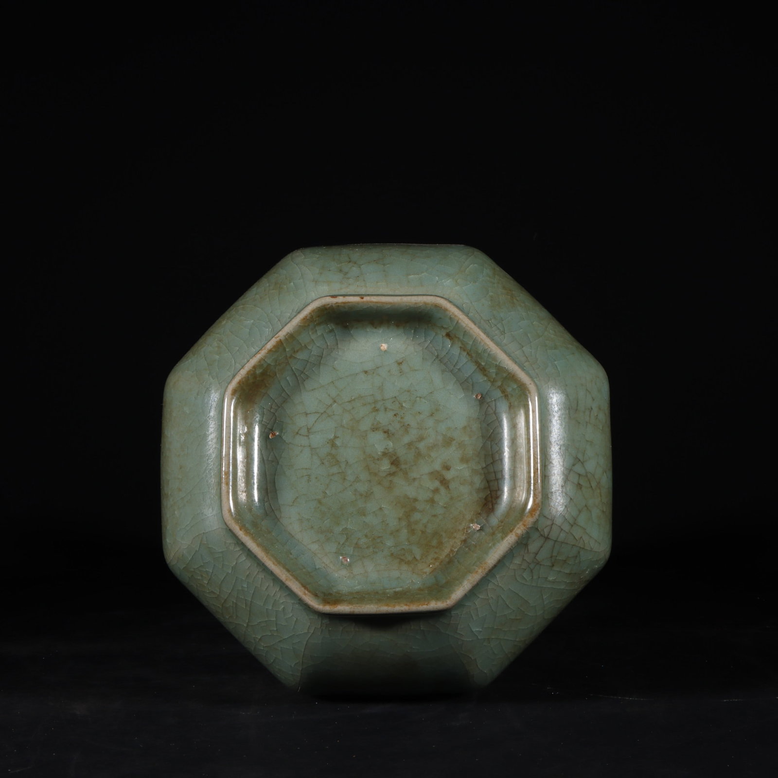 A Exquisite Ru yao Sky Blue Glazed string pattern Vase - 7