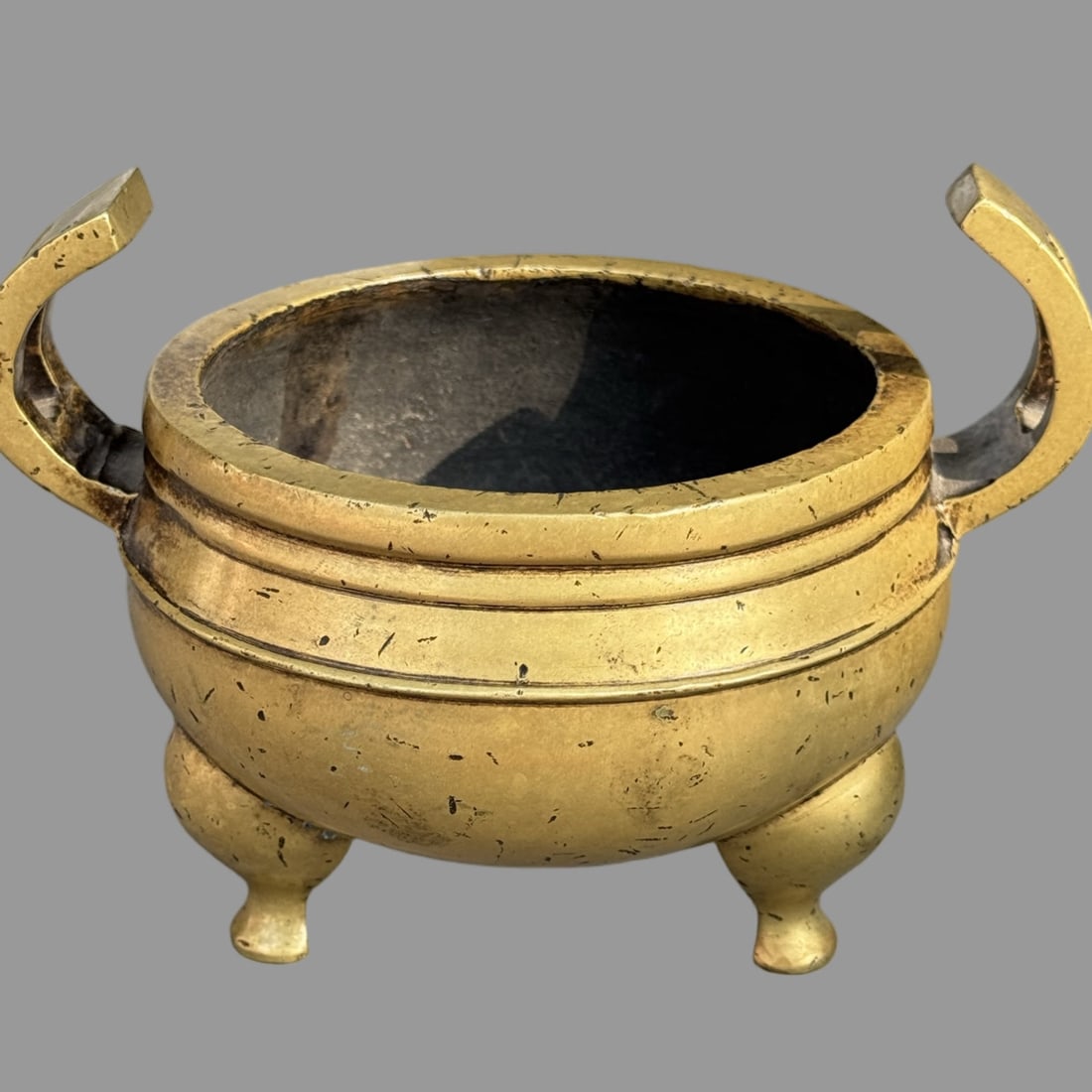 A Exquisite Official Hat Copper Censer - 3