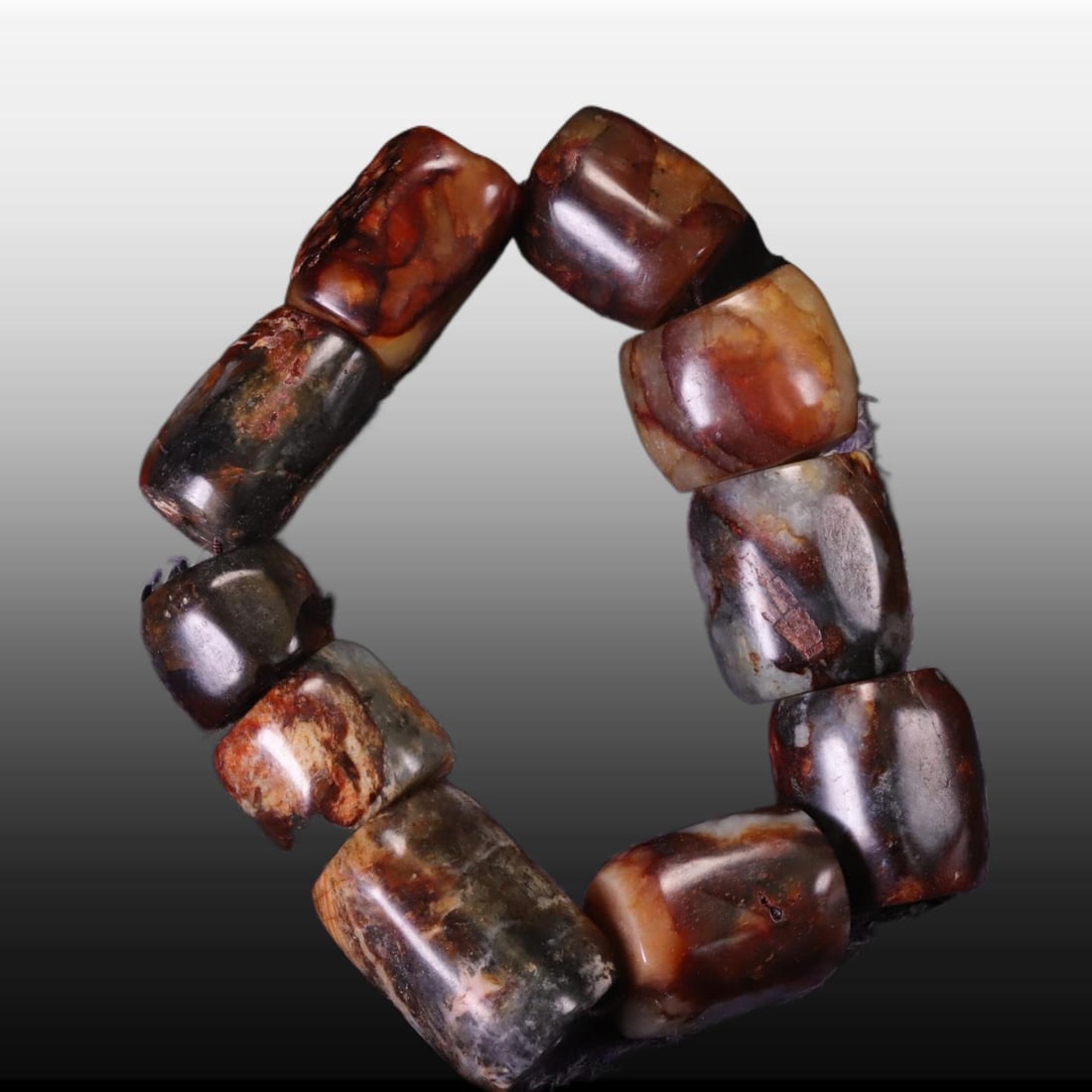 A Exquisite Gaogu Jade Bracelets - 5