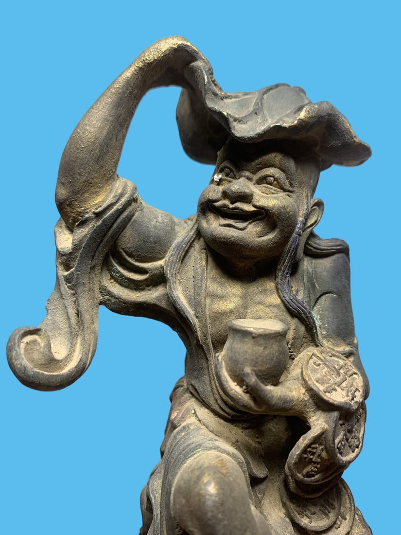 A Exquisite Copper-Bodied Buddha statue Ornament - 2
