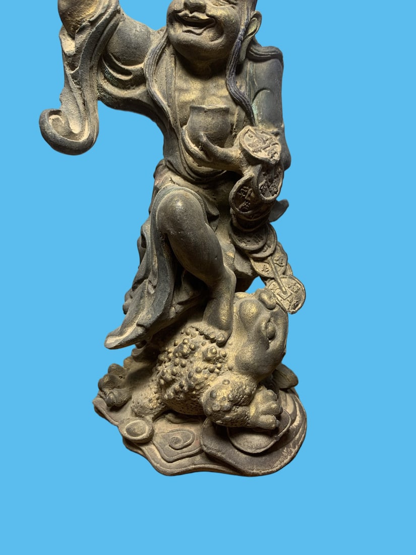 A Exquisite Copper-Bodied Buddha statue Ornament - 3