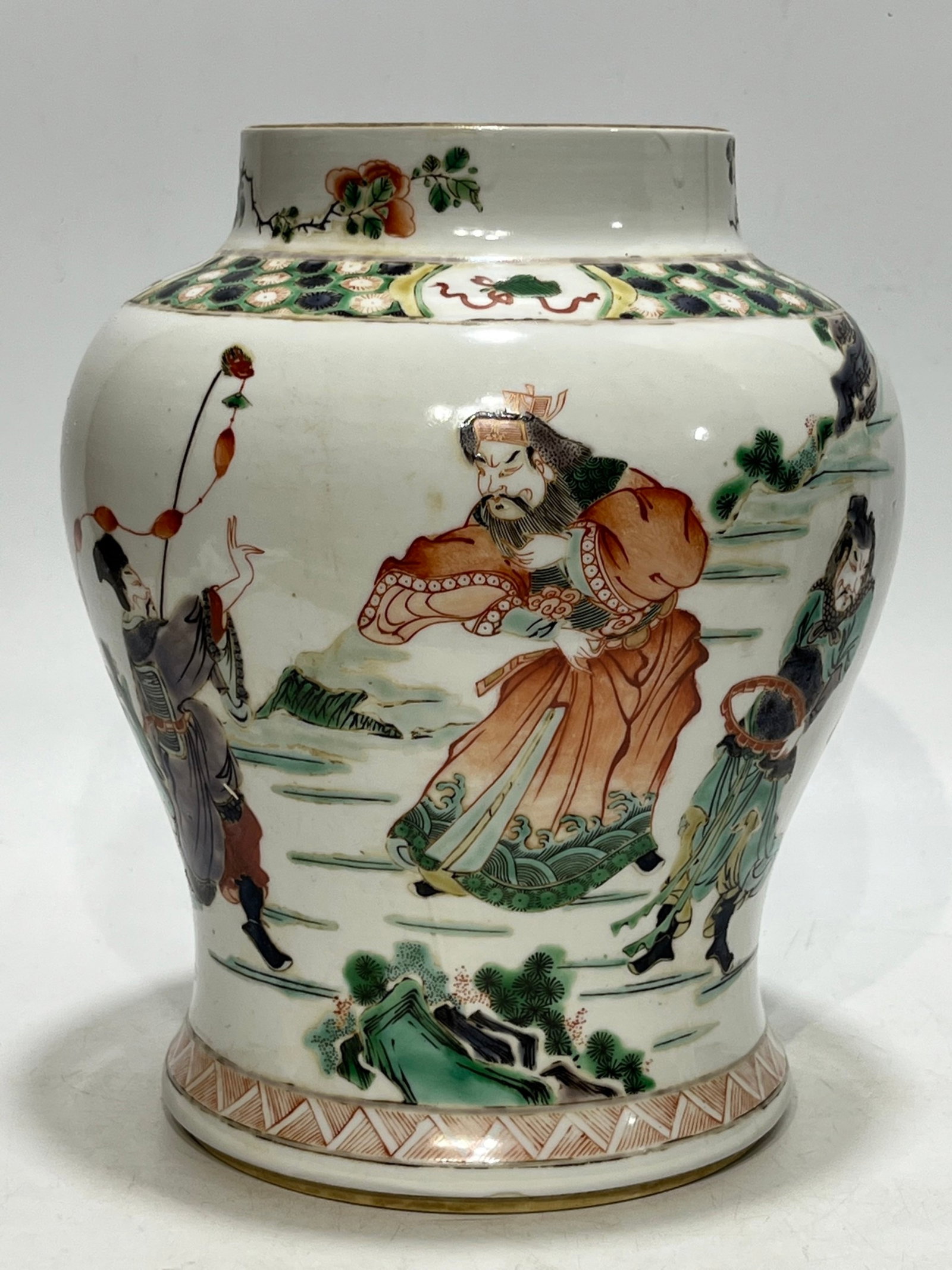 An Exquisite Wucai Figure Pattern Jar - 8