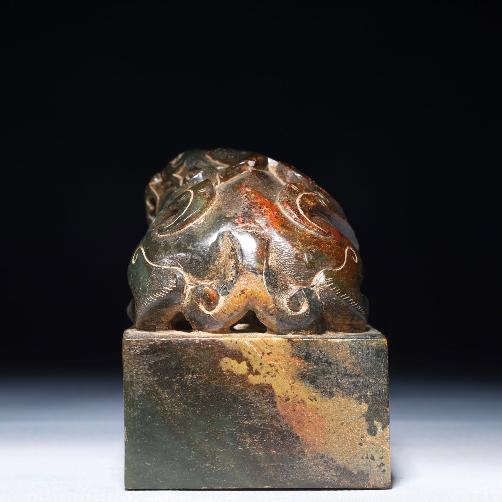 An Exquisite Jasper Beast Seal - 5