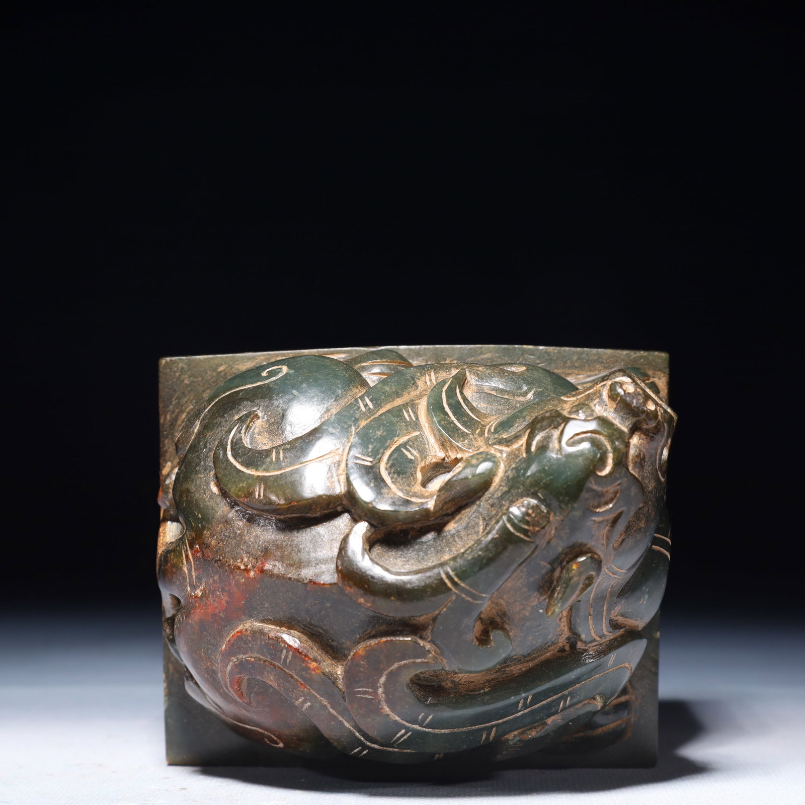 An Exquisite Jasper Beast Seal - 6