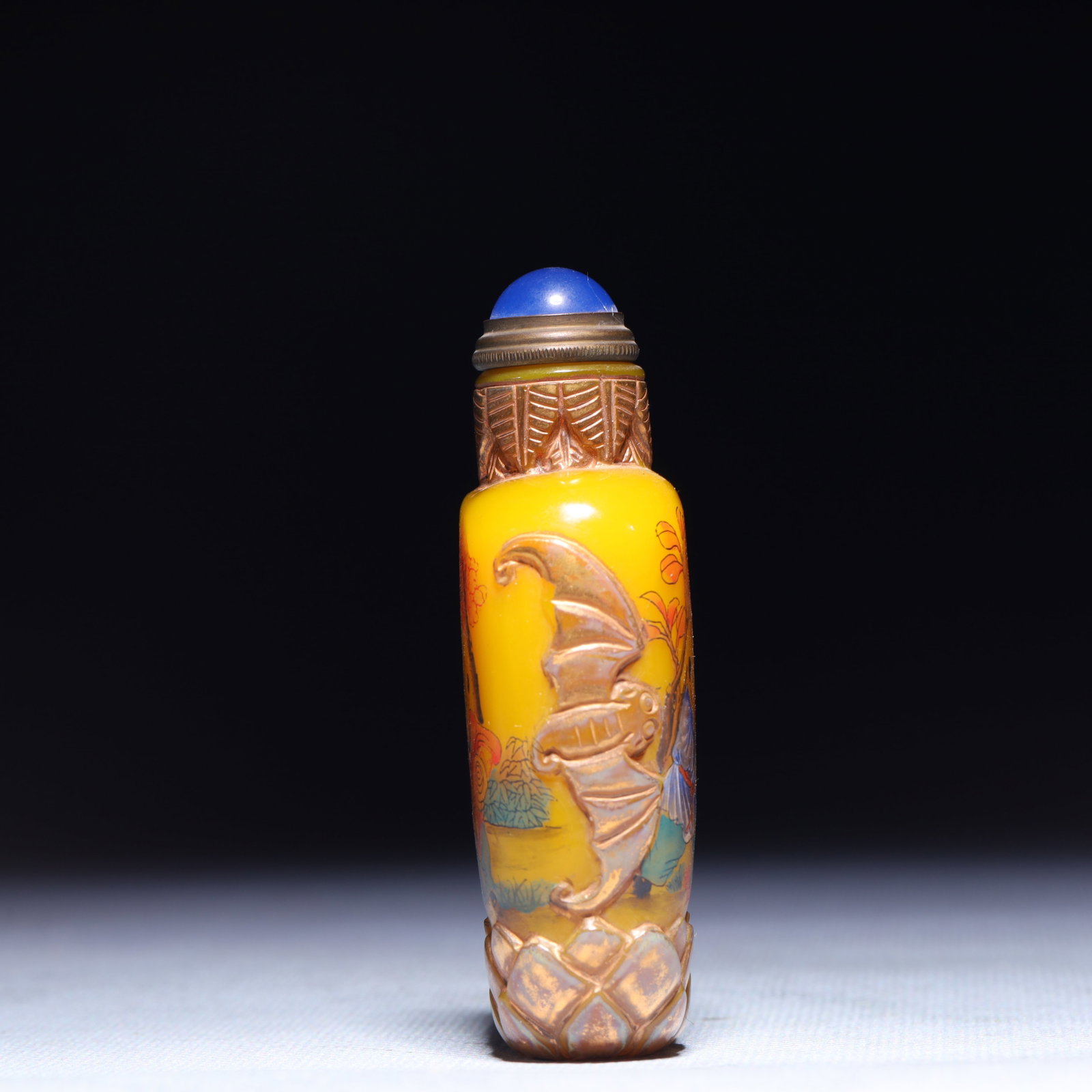 An Exquisite Glass Figure Pattern Snuff Bottle - 6