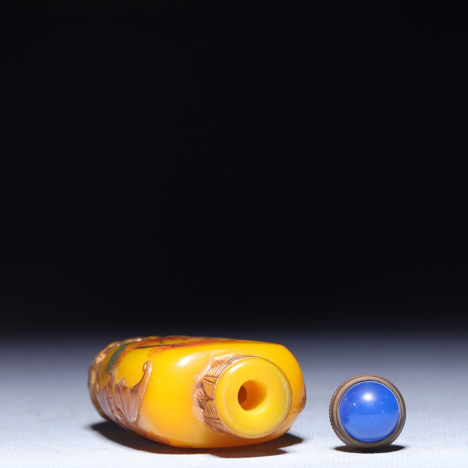 An Exquisite Glass Figure Pattern Snuff Bottle - 7