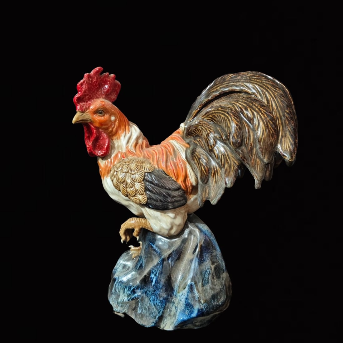 A Rare Shiwan yao Rooster Ornament (1 of 8)