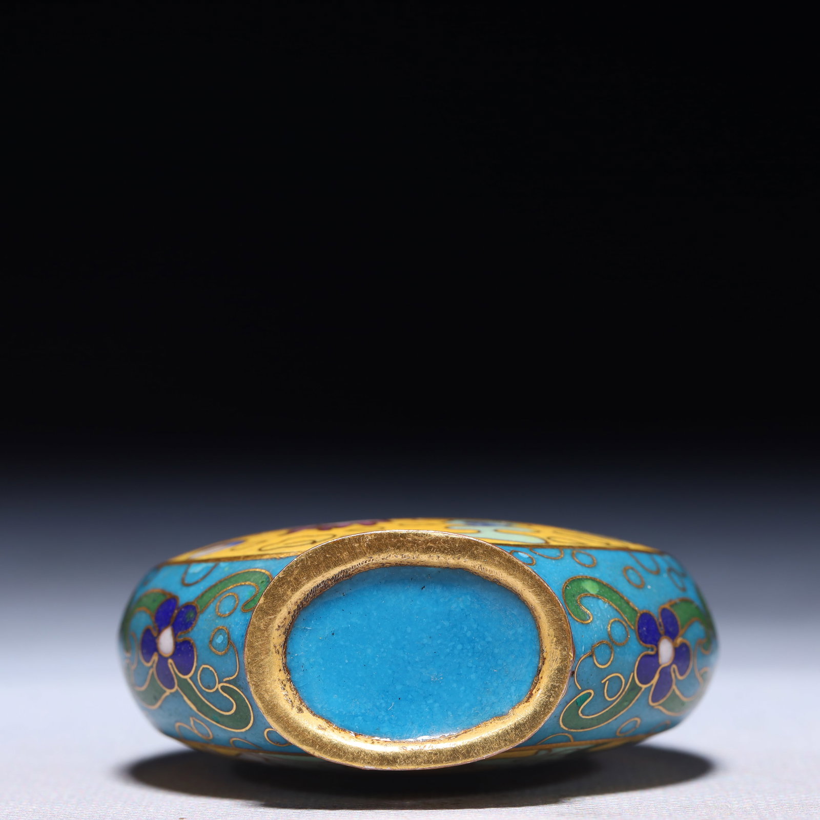 An Exquisite Cloisonne Auspicious Cloud and Phoenix Pattern Snuff Bottle - 8