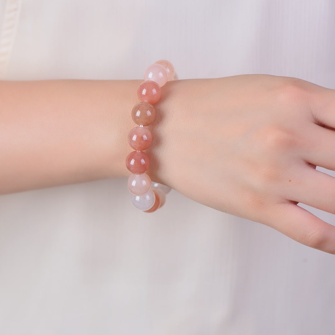 An Exquisite Red Jade Bracelets (1 of 4)