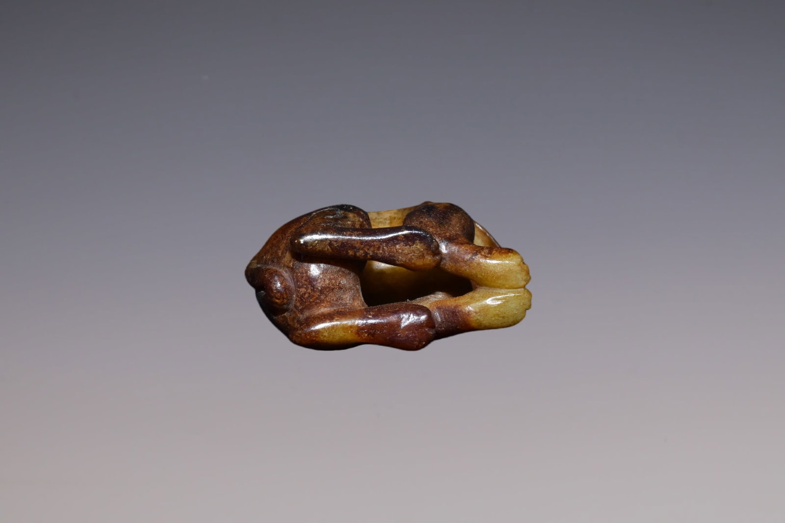 An Exquisite White Jade Monkey - 5