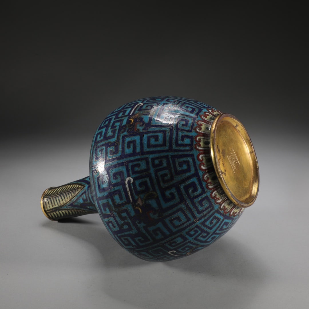 An Exquisite Cloisonne Dragon Pattern Vase - 5