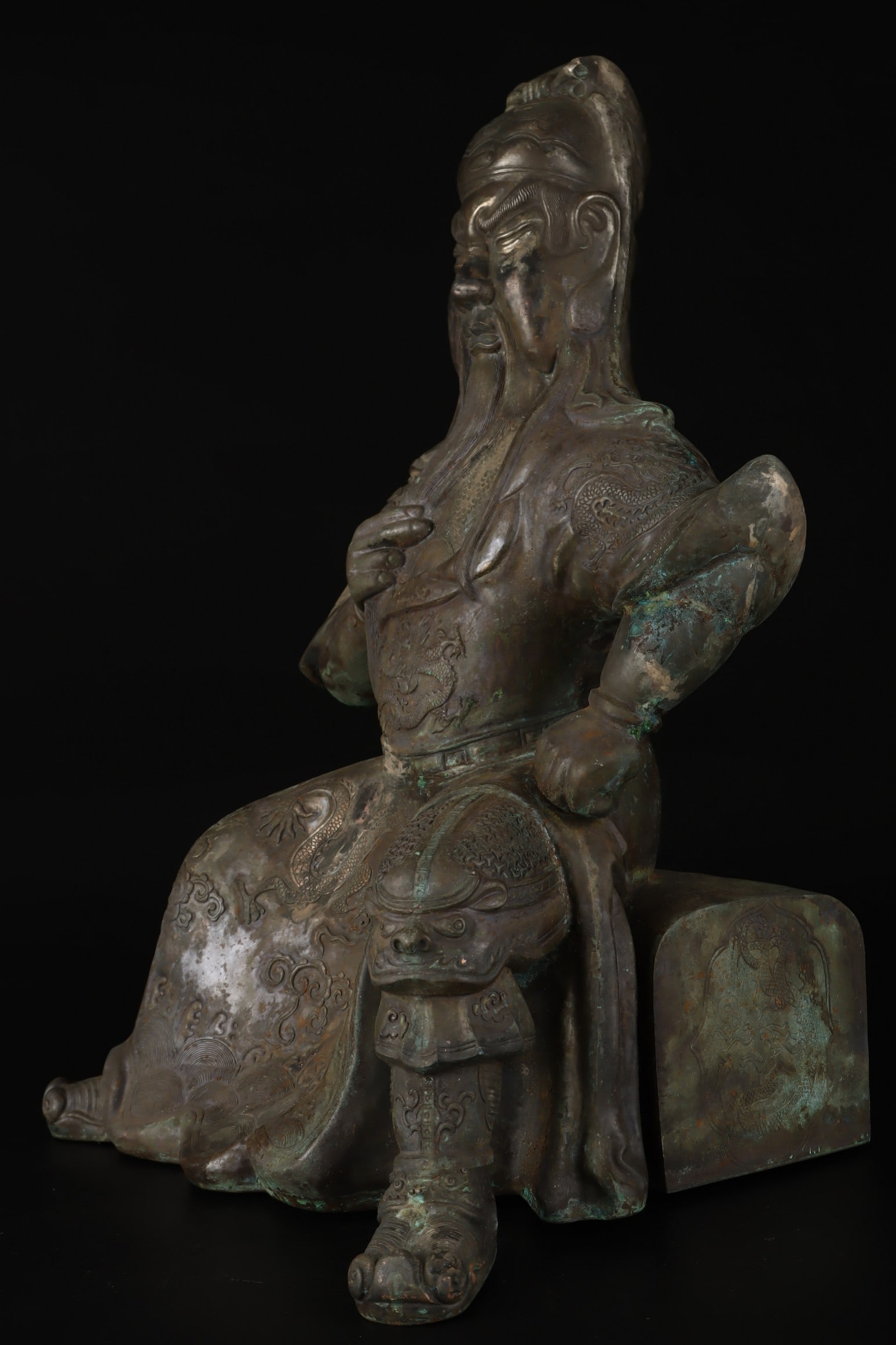 An Exquisite Silver Guan yu - 2