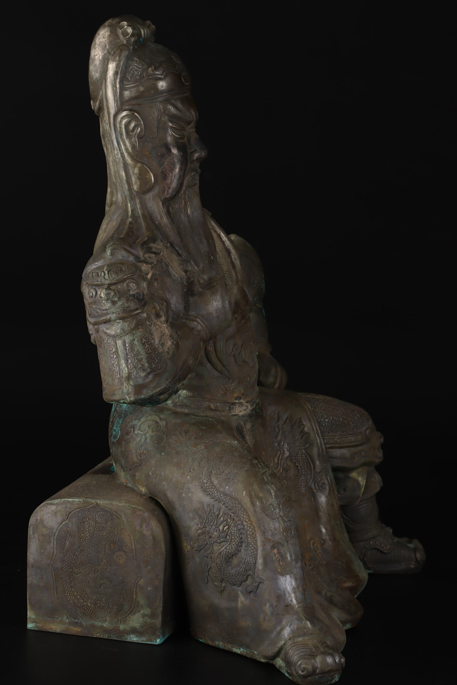 An Exquisite Silver Guan yu - 4