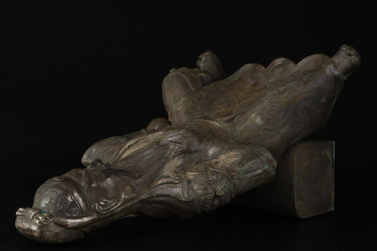 An Exquisite Silver Guan yu - 5