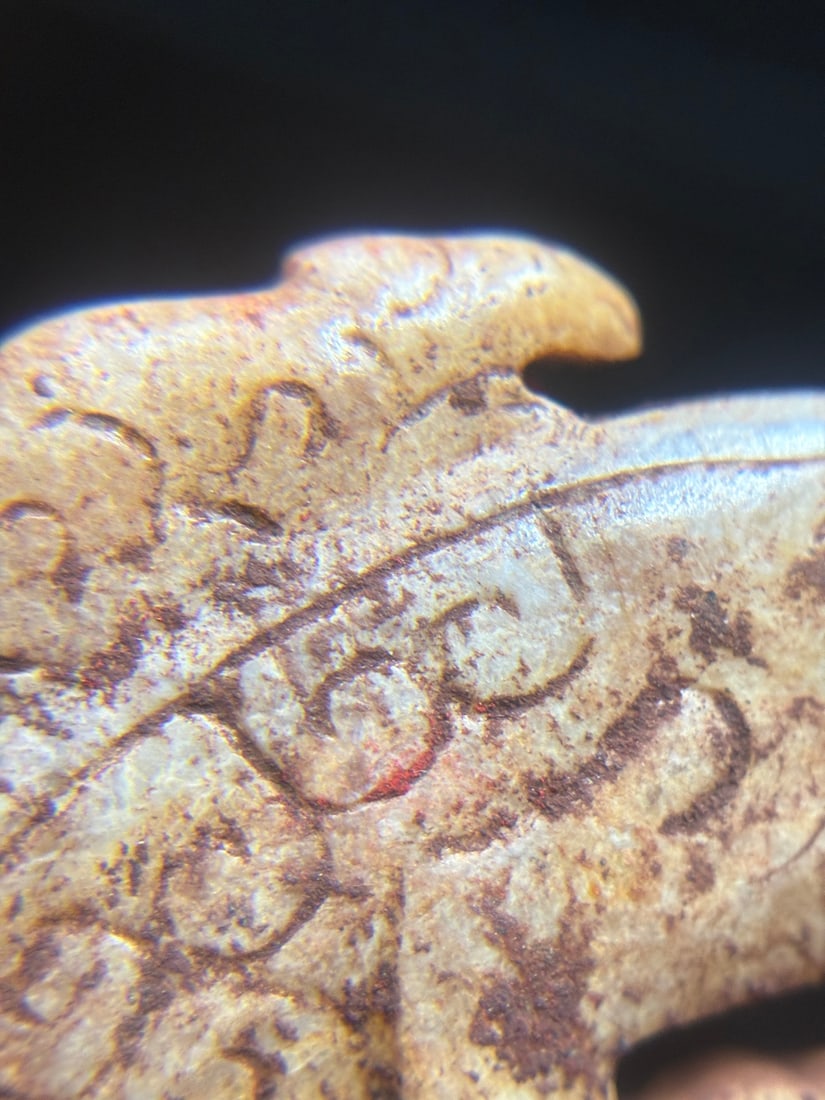 An Exquisite White Jade Dragon Pattern Pendant - 7