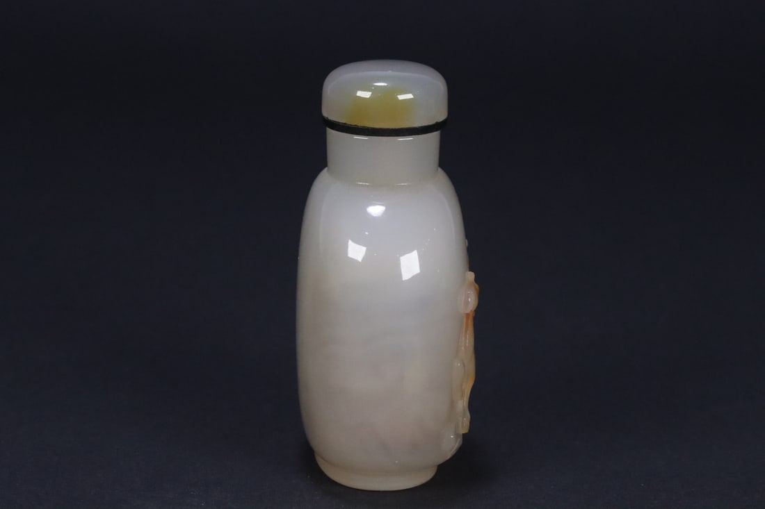 An Exquisite Agate Horse Pattern Snuff Bottle - 2