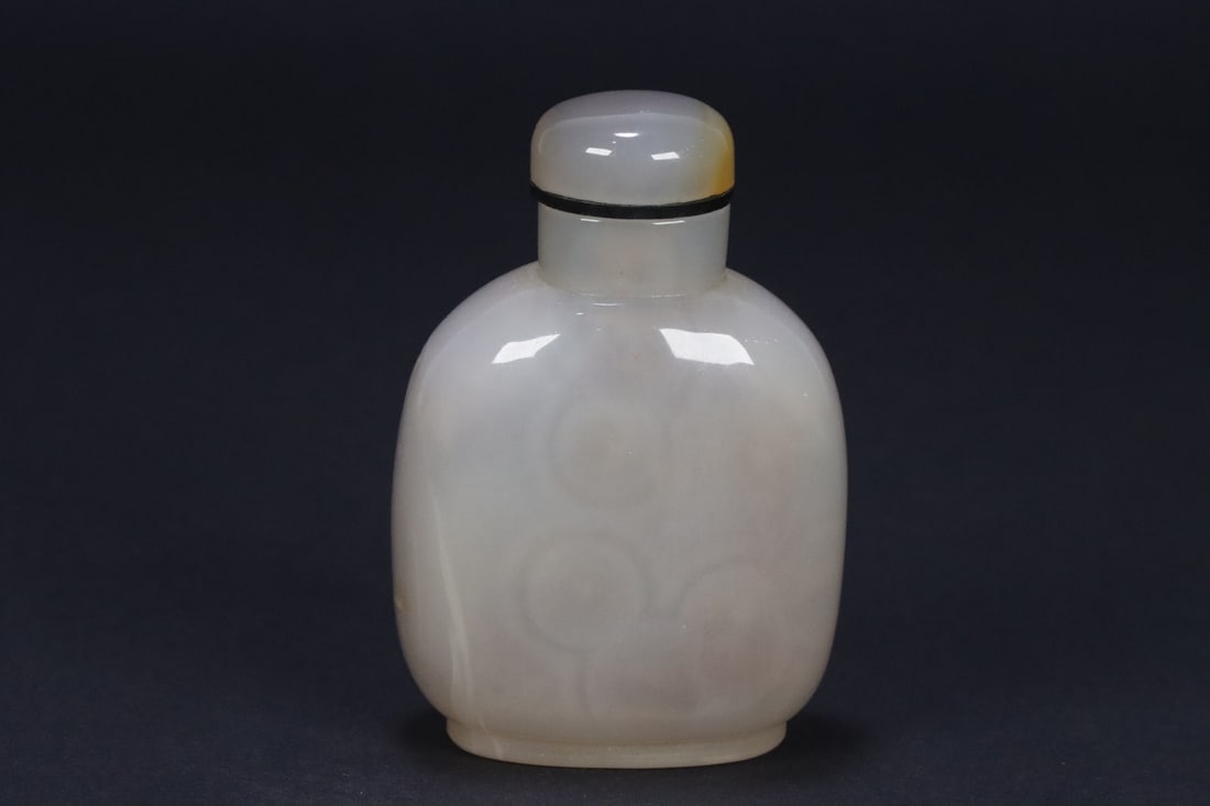 An Exquisite Agate Horse Pattern Snuff Bottle - 3
