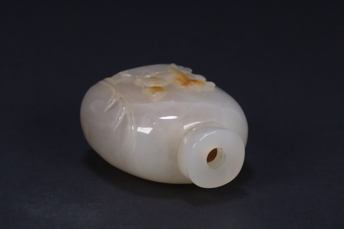 An Exquisite Agate Horse Pattern Snuff Bottle - 8