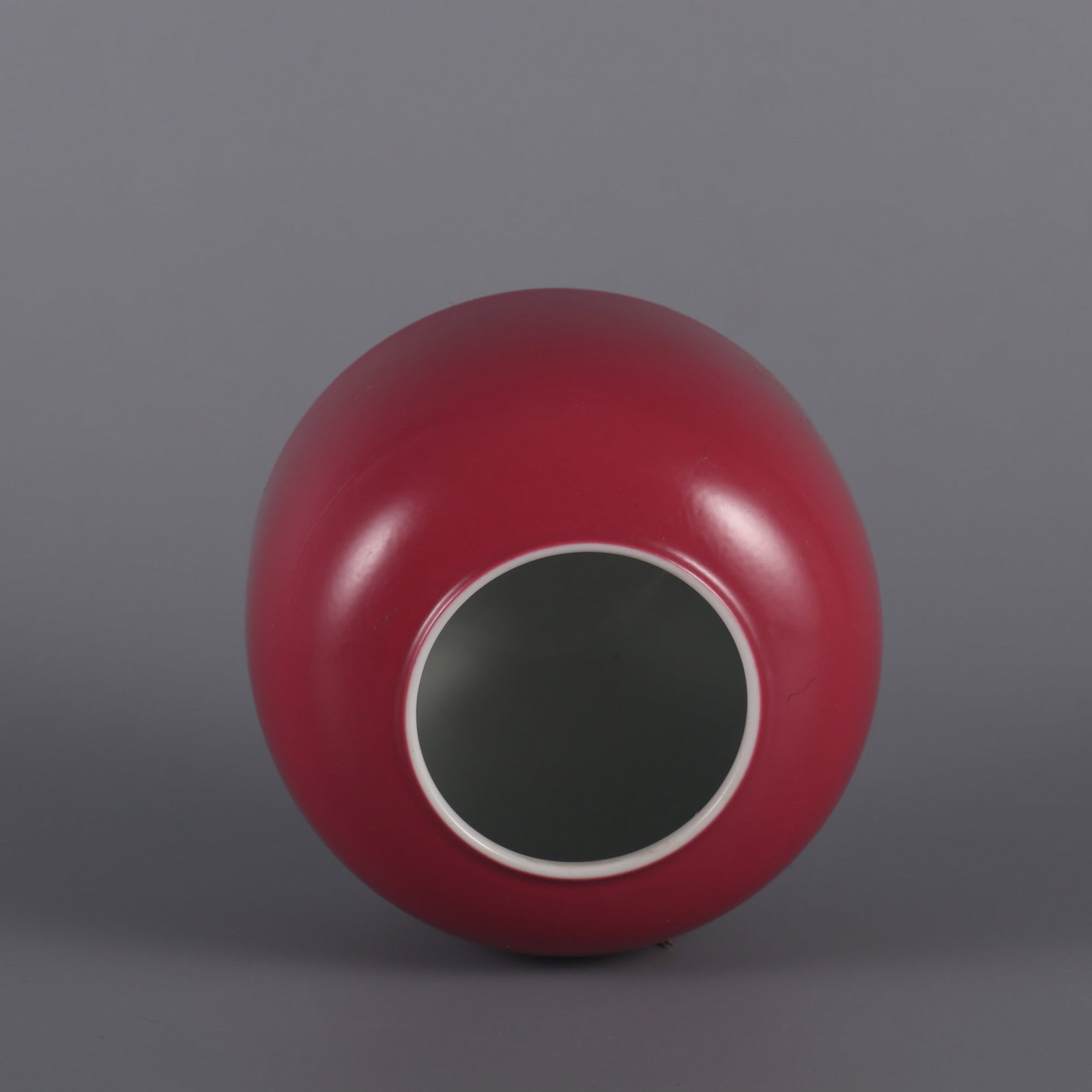 An Exquisite Ruby Red-Glazed Brush Washer - 5