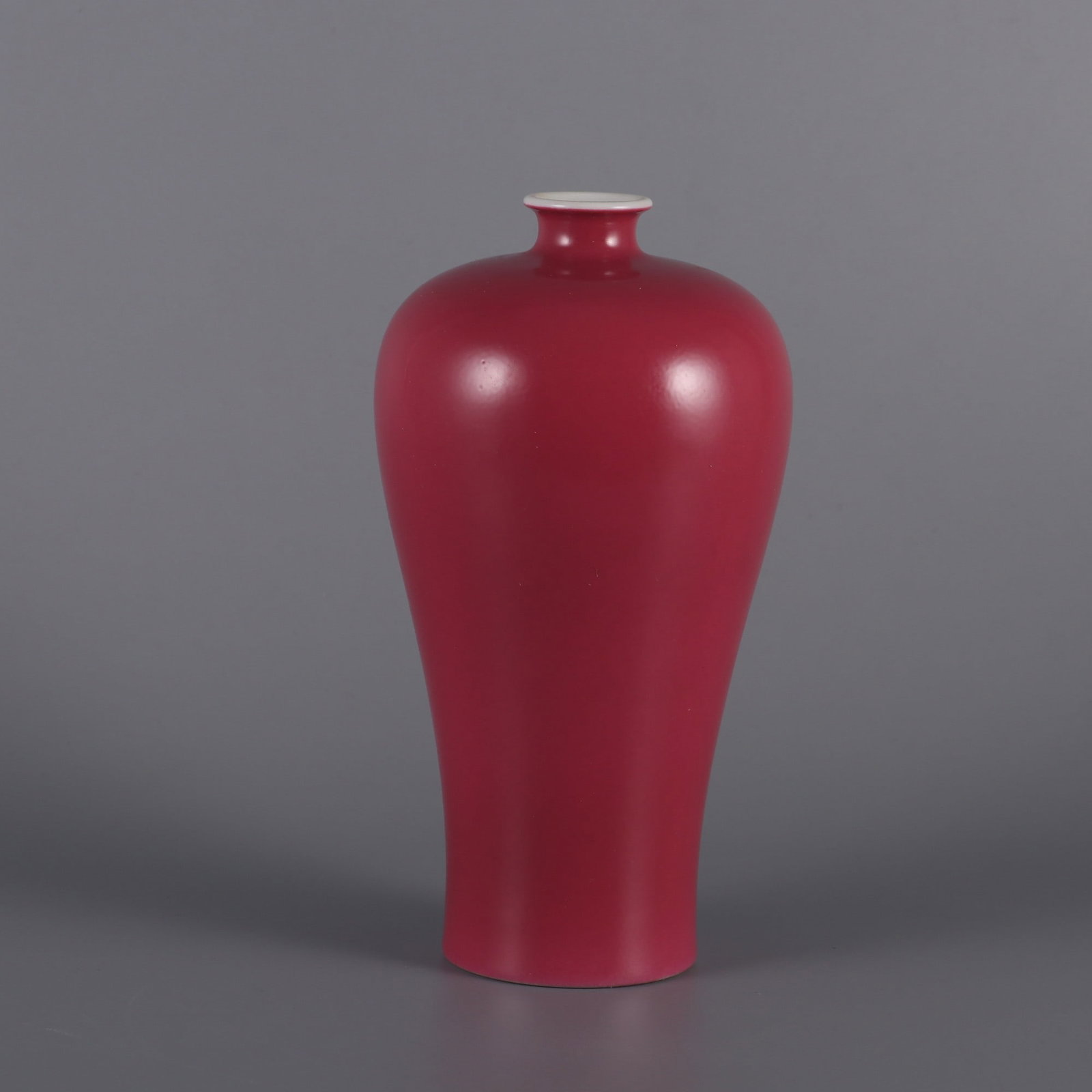 An Exquisite Ruby Red-Glazed Vase - 2