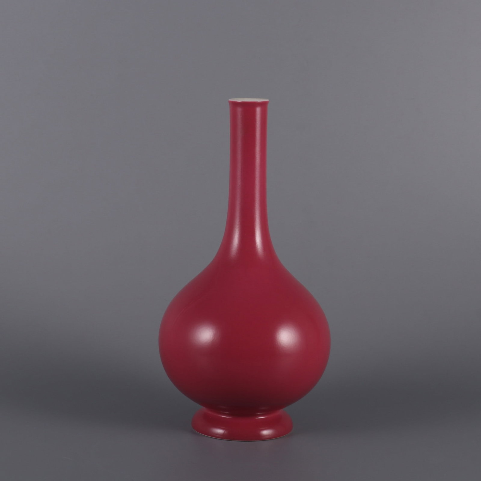 An Exquisite Ruby Red-Glazed Vase - 2