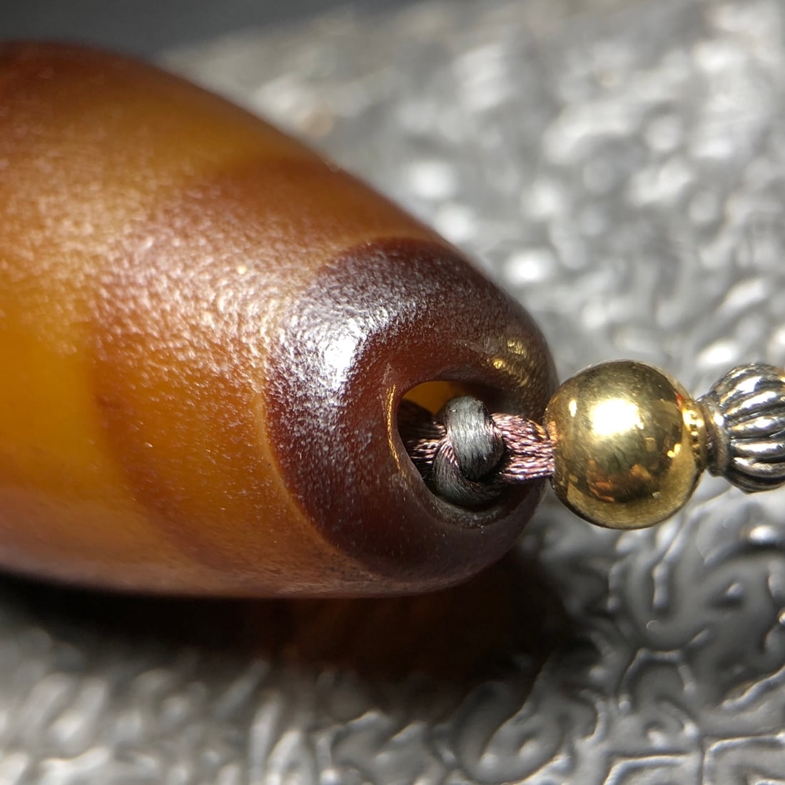 A Exquisite Agate Dzi bead Necklace - 8