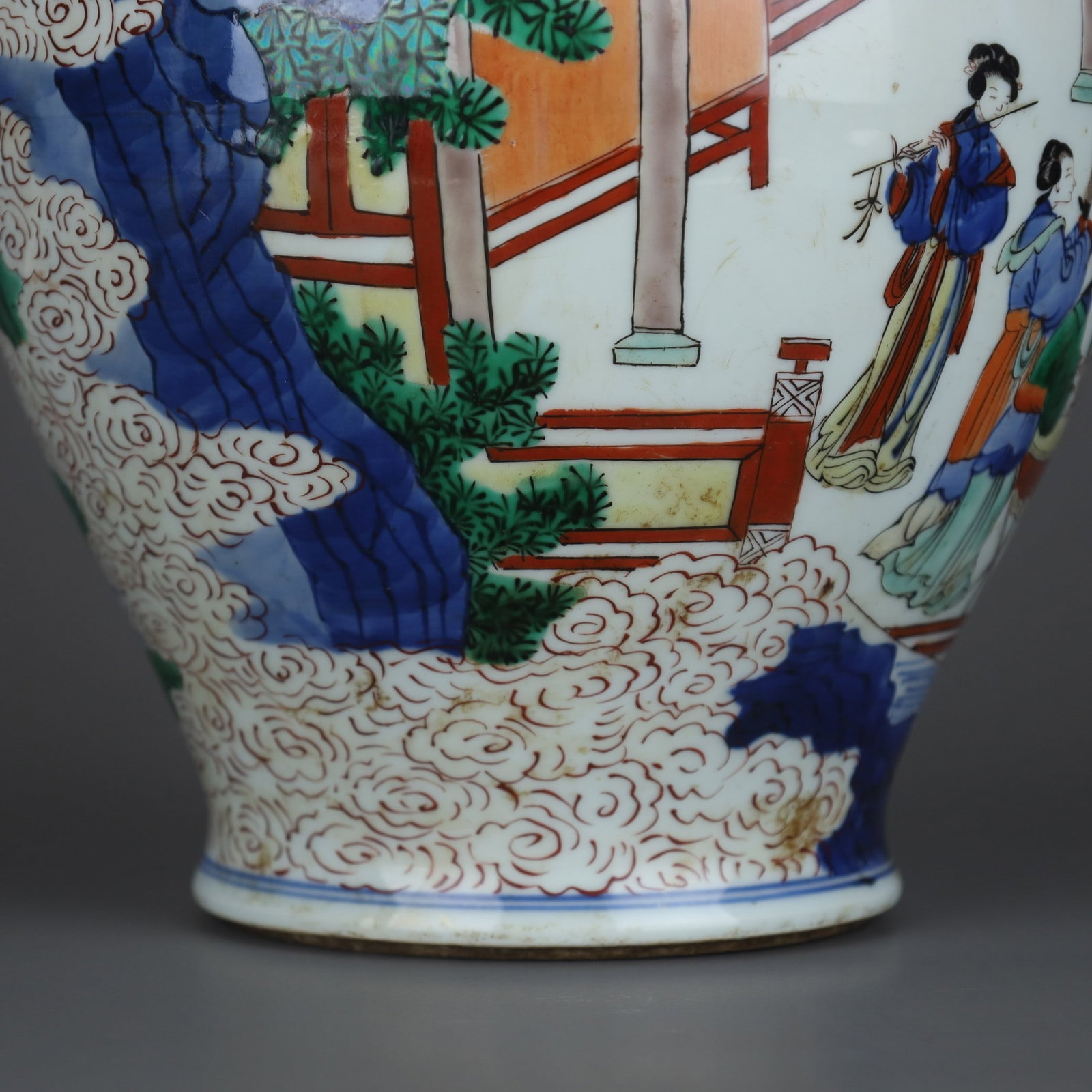 A Exquisite Doucai Figures Pattern Jar - 8