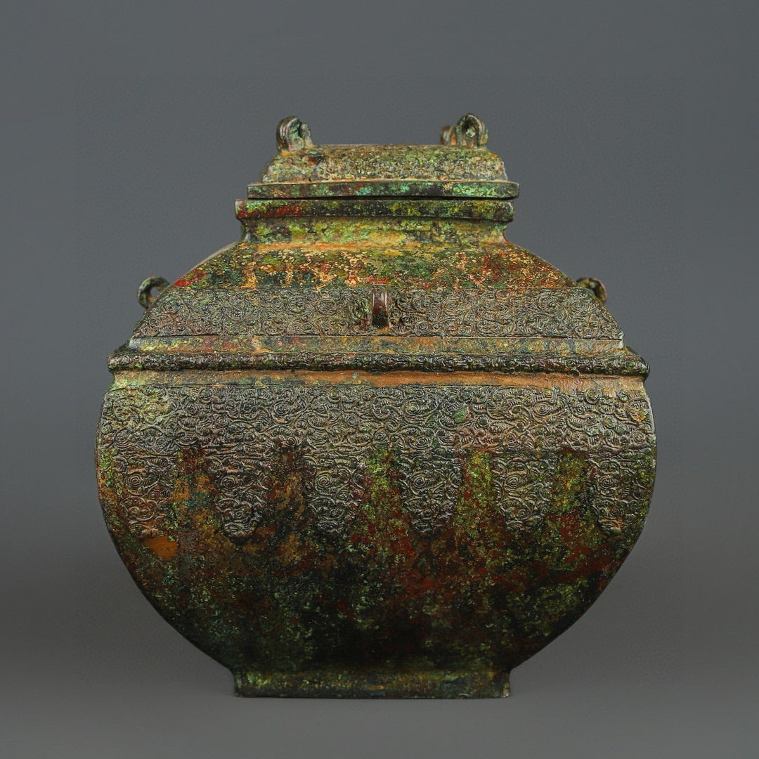A Exquisite Bronze Jar - 3