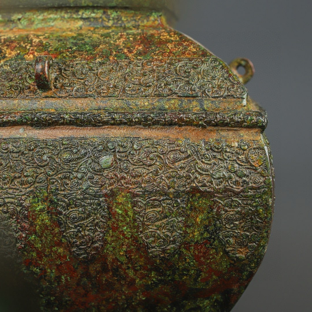 A Exquisite Bronze Jar - 7