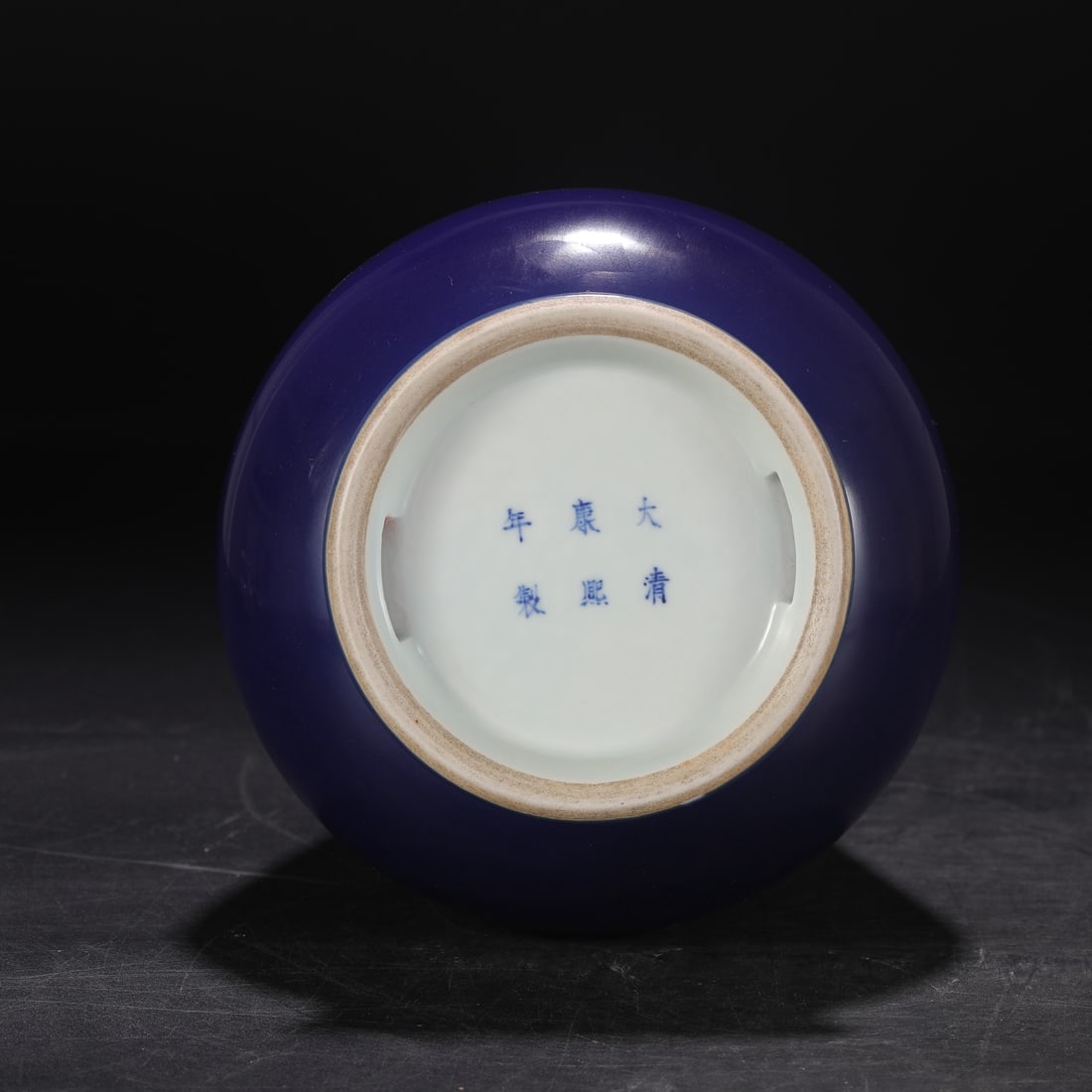 A Exquisite Ji Blue Glazed String Pattern Vase - 8