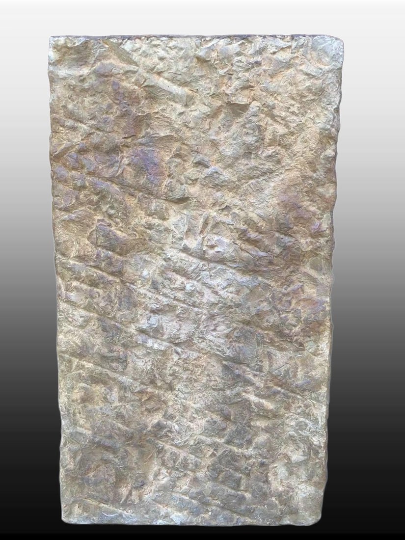 A Exquisite Limestone Buddha Plate - 9