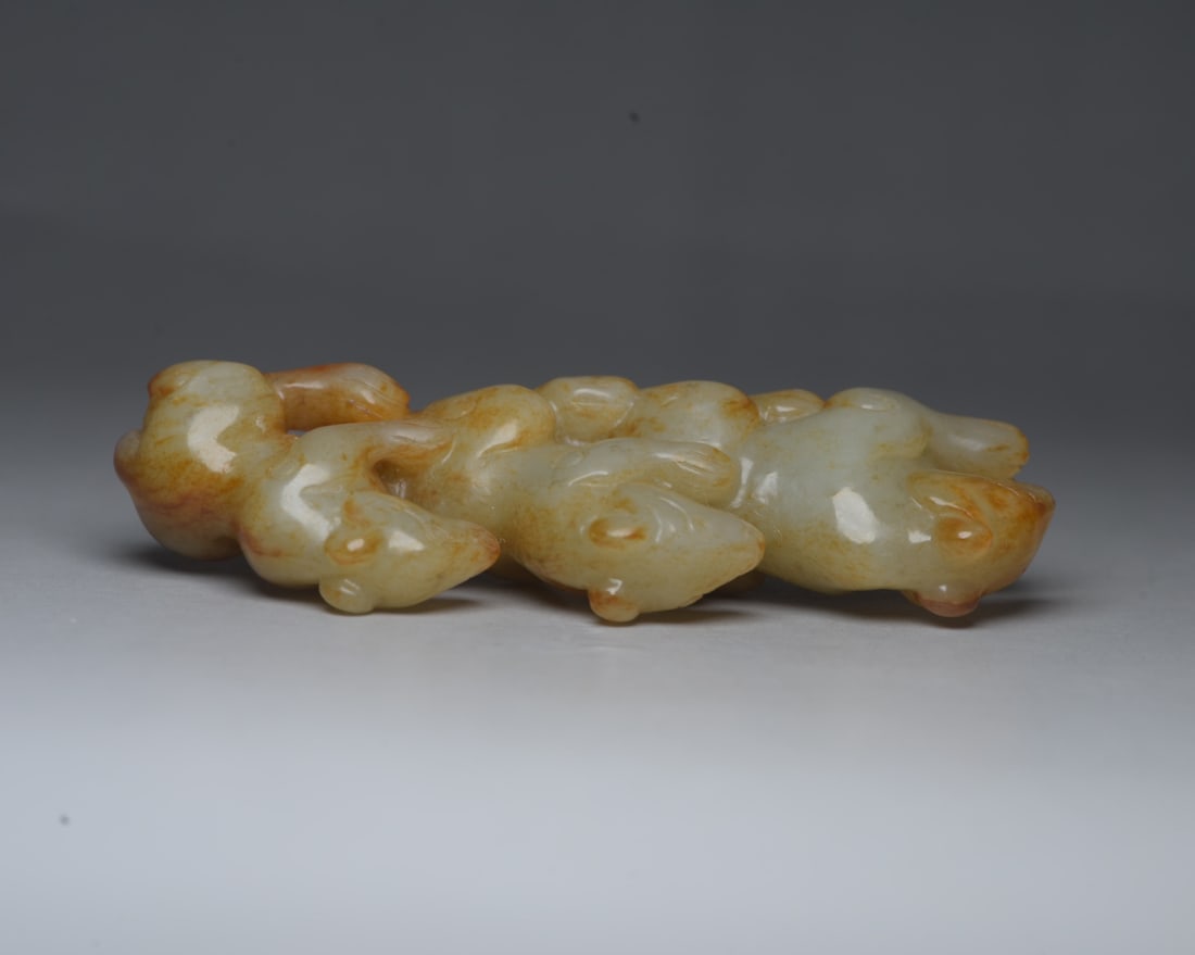 A Exquisite Hotan Jade Bear - 5