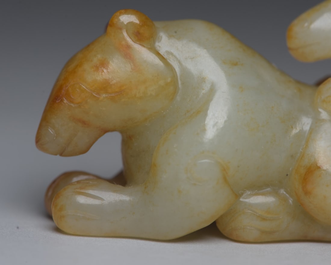 A Exquisite Hotan Jade Bear - 7