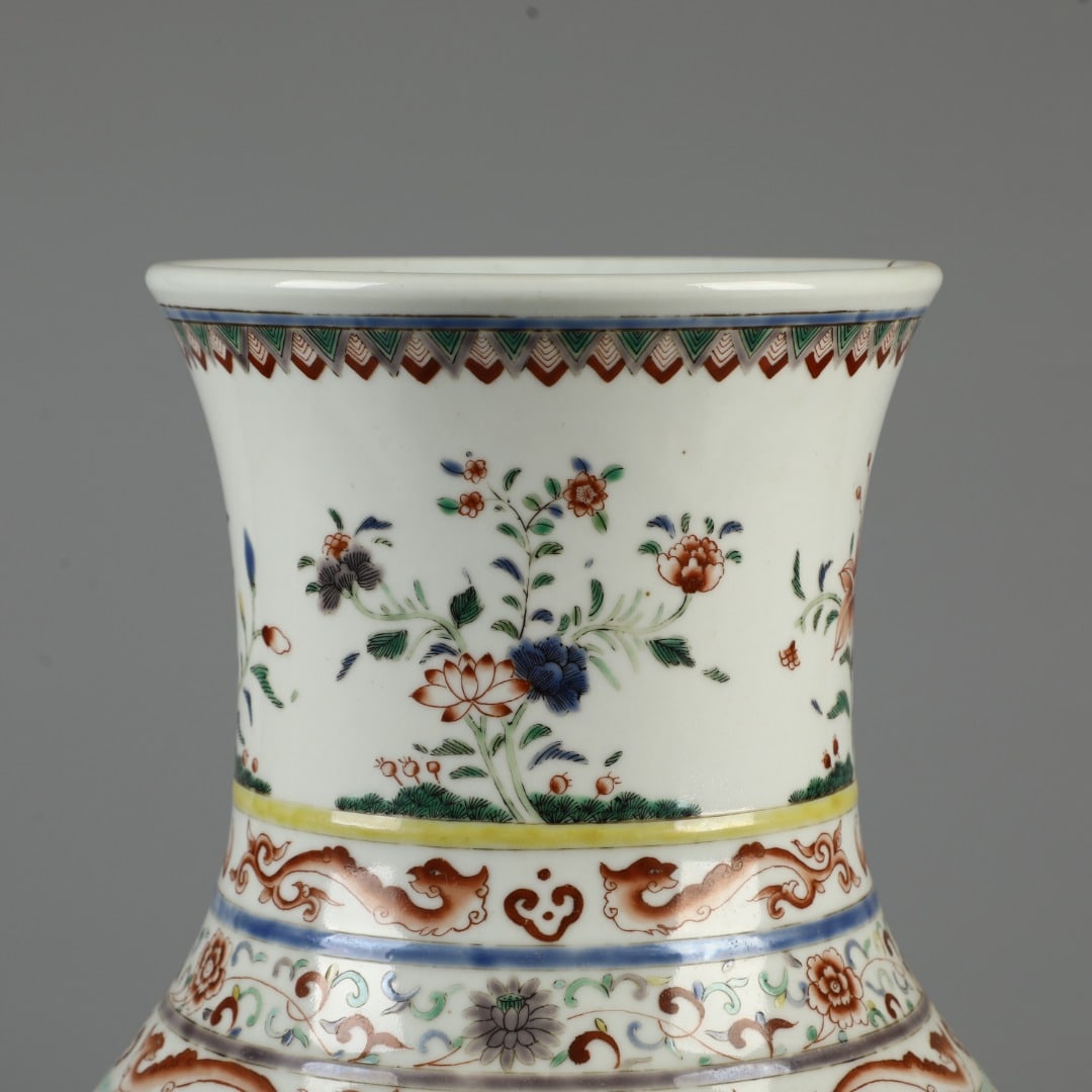 A Exquisite Wucai Figures Pattern Vase - 2