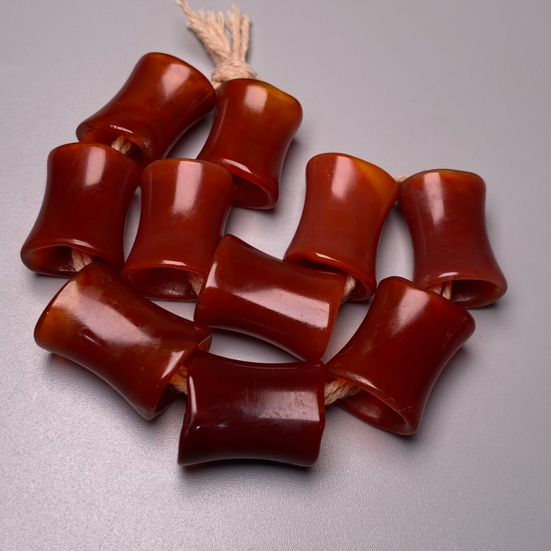 A Exquisite Agate Bamboo Bracelets - 7