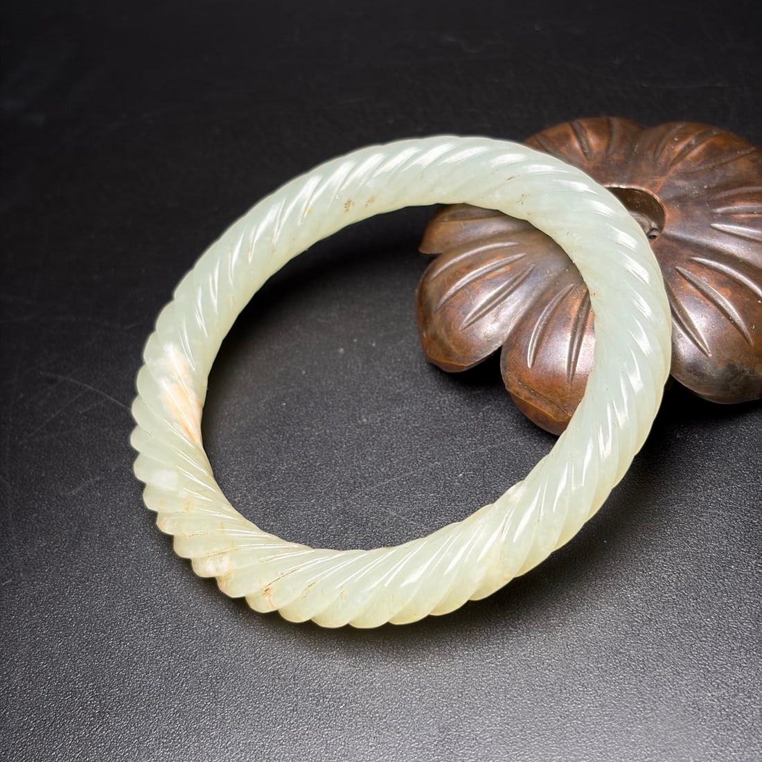 A Exquisite Hotan Jade Bracelets - 4